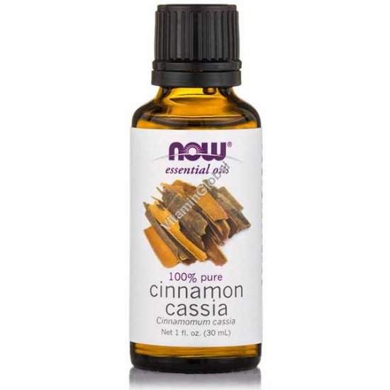 Корица кассия эфирное масло 100% 30 мл - Now Essential Oils