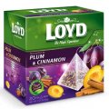 Фруктовый чай слива с корицей 20 фильтр-пакетиков пирамид - Loyd