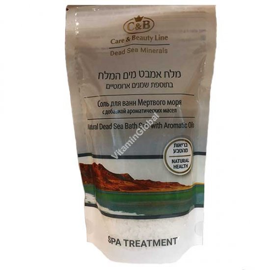 Соль Мертвого моря с ароматическими маслами для ванны 500 г - Care & Beauty DSM