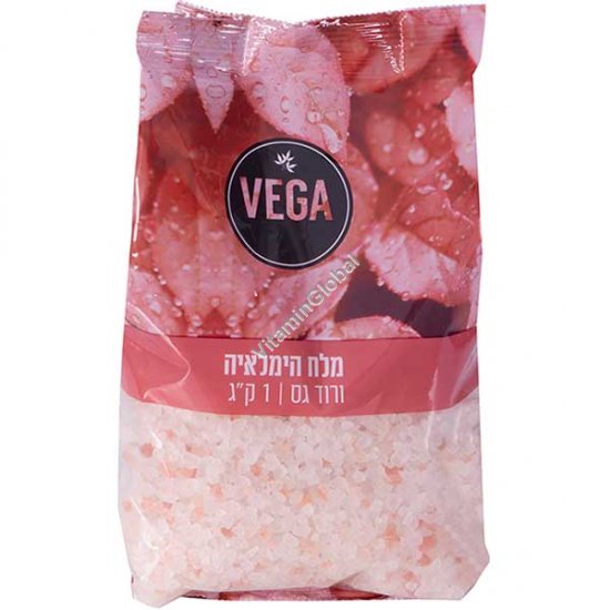 Гималайская розовая пищевая соль, крупный помол, 1 кг - Вега