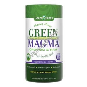 Грин Магма (Green Magma) органический сок ячменя в порошке 250 таблеток - Green Foods