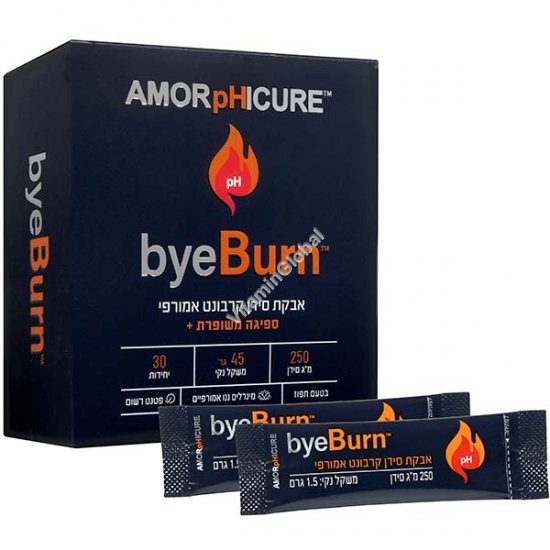 byeBurn - средство быстрого действия от изжоги, 30 пакетиков - Amorphicure