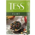 Флирт - зелёный рассыпной чай с клубникой и ароматом белого персика, 100 г - TESS